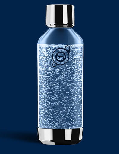 Butelka Sodastream Fresh ze stalową zakrętką i podstawą