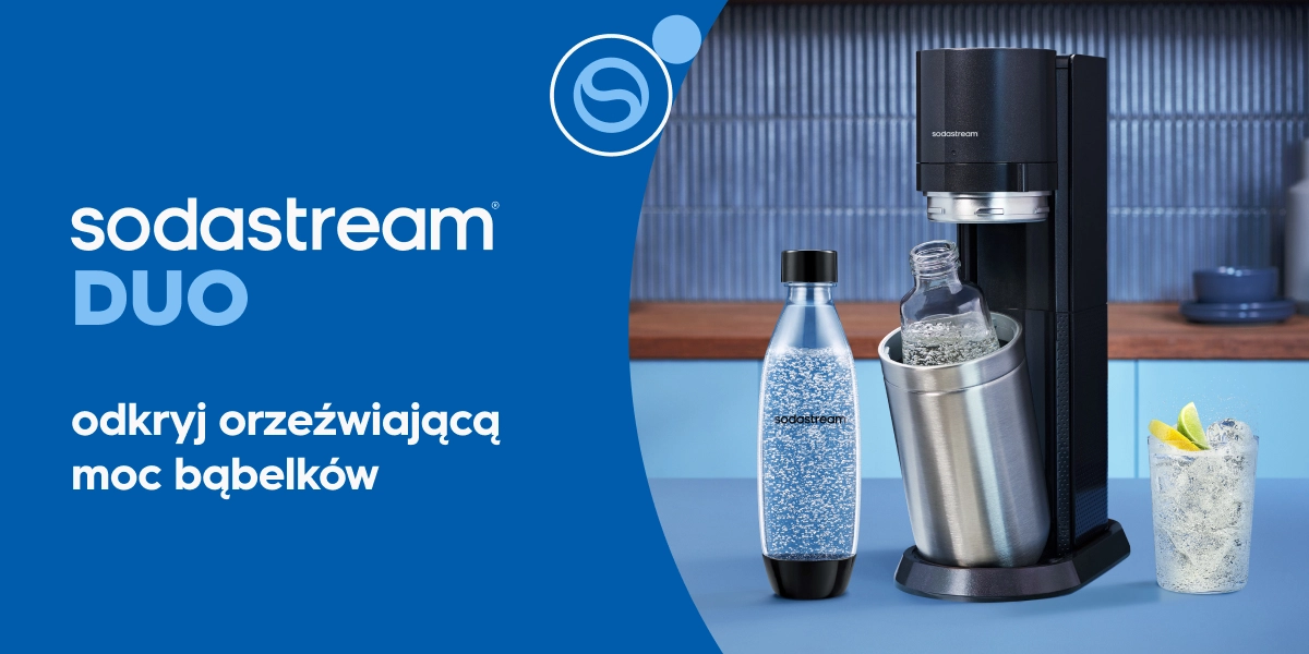 Saturator do wody gazowanej SodaStream Duo grafitowy