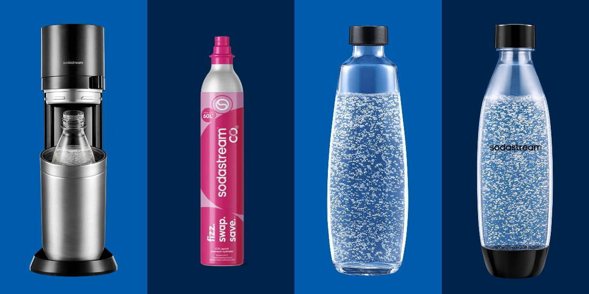 Elementy zestawu SodaStream Duo