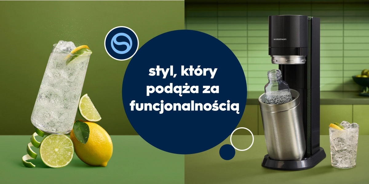 Grafitowy SodaStream Duo w kuchni