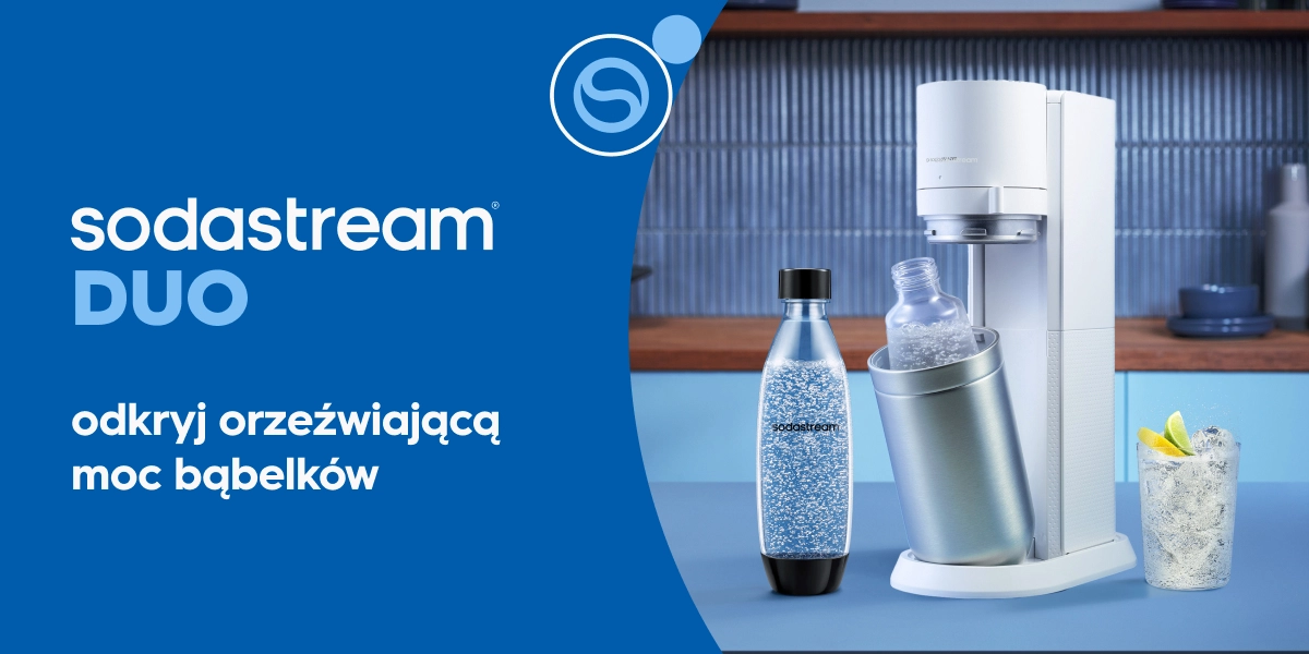 Saturator do wody gazowanej SodaStream Duo biały