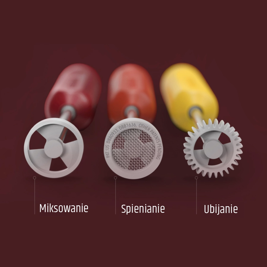 Końcówki w spieniaczu Suminimal NanoFoamer Go
