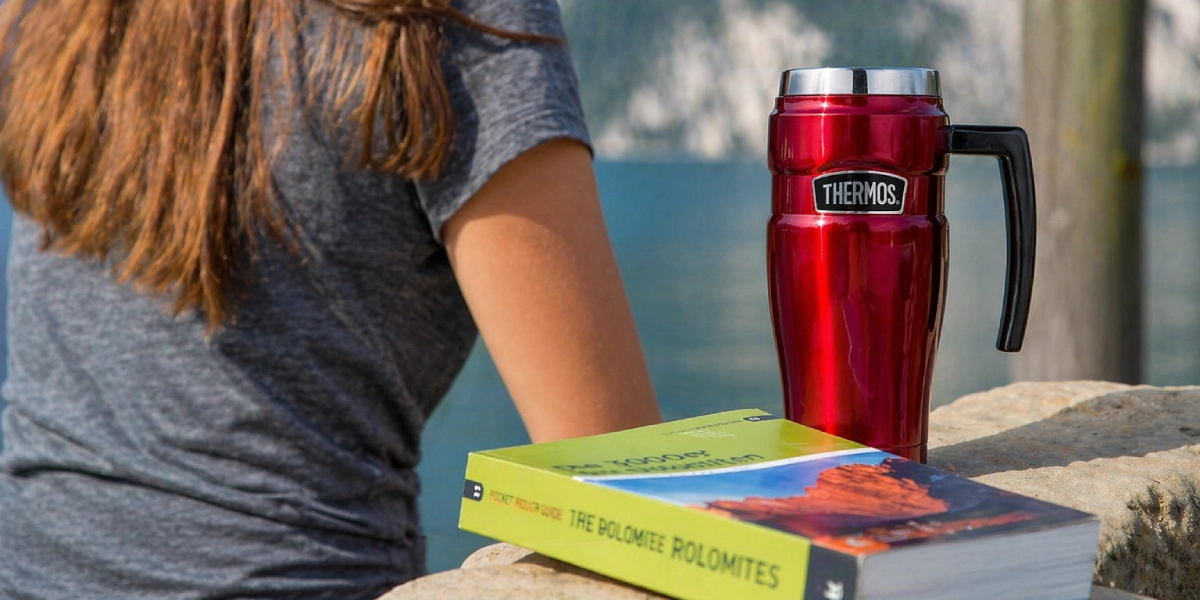 Kubek termiczny Thermos Style 470 ml czerwony