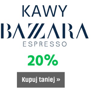 20% zniżki na włoskie kawy Bazzara