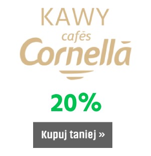 20% rabatu na hiszpańskie kawy Cornella
