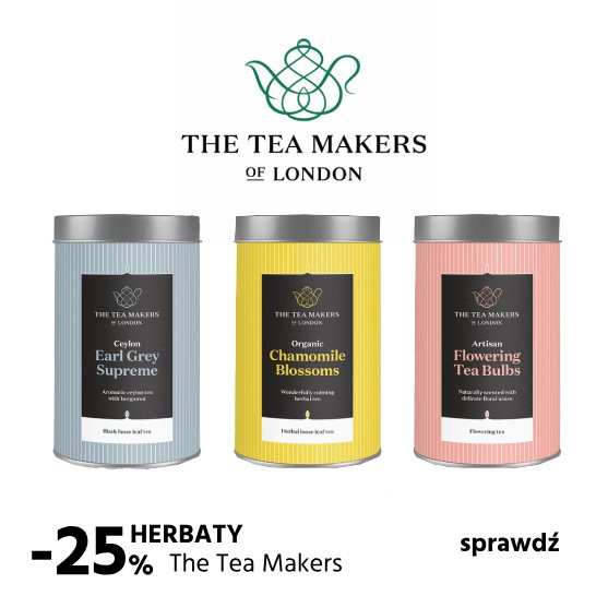 25% na herbaty The tea makers