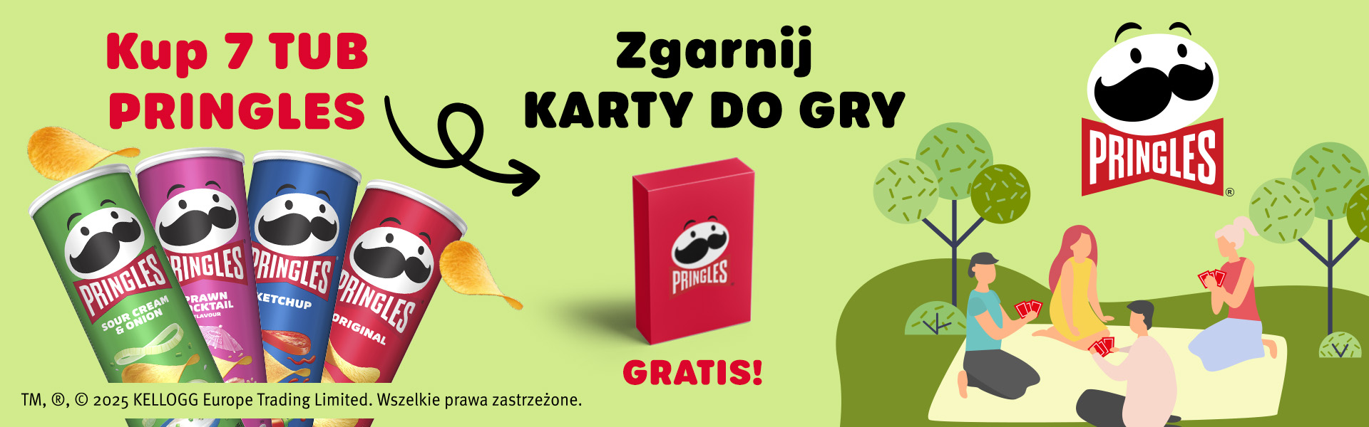 Kup 7 opakowań PRINGLES, a otrzymasz gratis