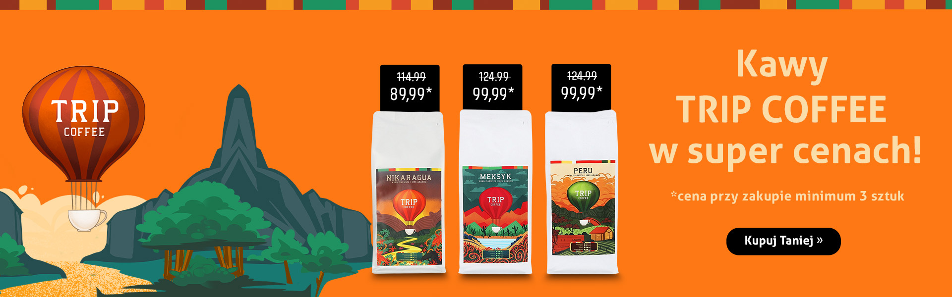 Kawy Trip Coffee w super cenach