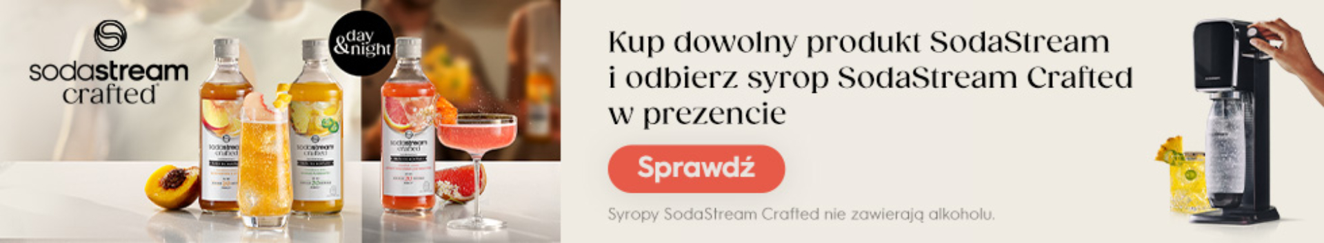 Kup dowolny produkt SodaStream, a otrzymasz gratis