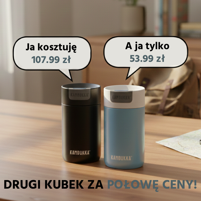 Drugi kubek Kambukka za połowe ceny