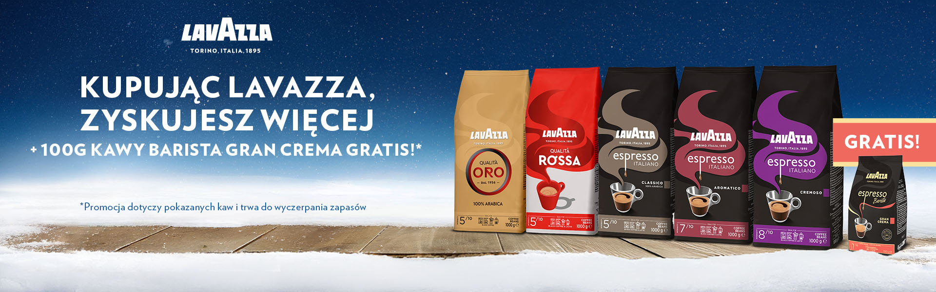 Kup kawę Lavazza i odbierz gratis
