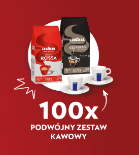 100x PODWÓJNY ZESTAW KAWOWY