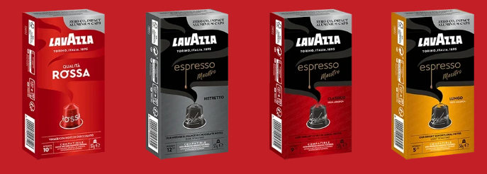 kapsułki marki LAVAZZA