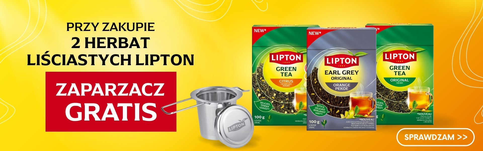 Kup herbatę Lipton i odbierz prezent