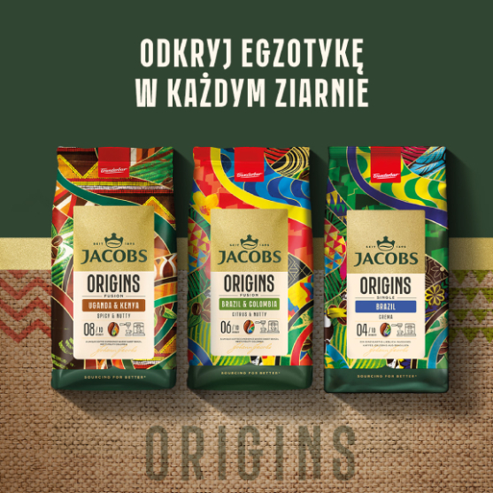 Kawa ziarnista Jacobs Origins