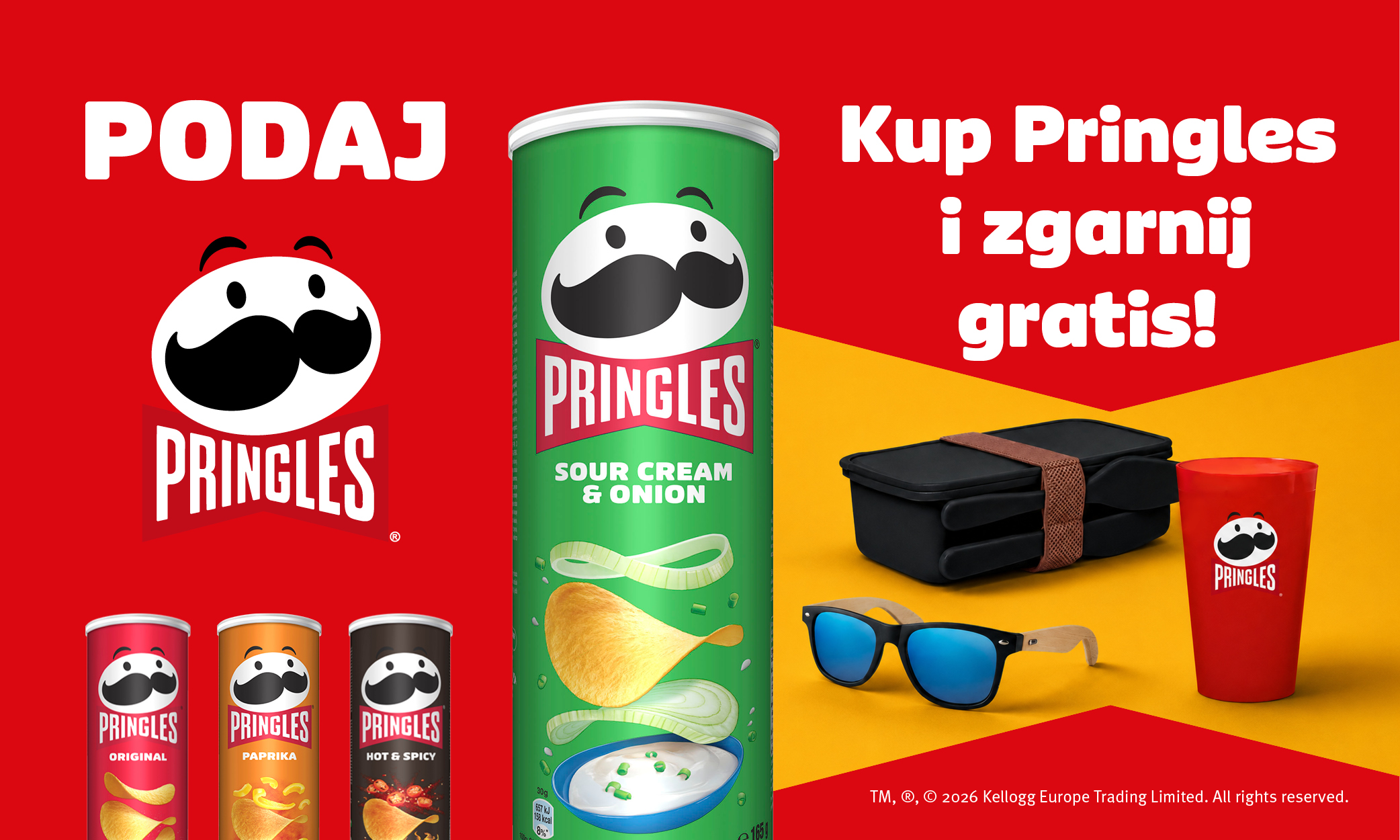 Zamów chipsy Pringles i otrzymaj prezent!
