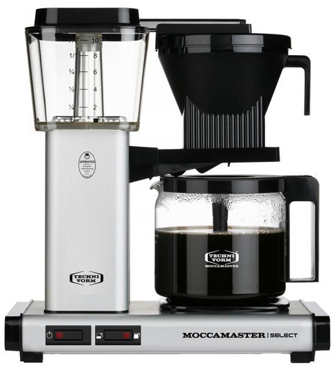 EKSPRES MOCCAMASTER 
            KBG 741 SELECT MATT SILVER - SREBRNY MATOWY EKSPRES MOCCAMASTER 
            KBG 741 SELECT MATT SILVER - SREBRNY MATOWY