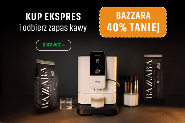 Kawa 40% taniej przy zakupie ekspresu