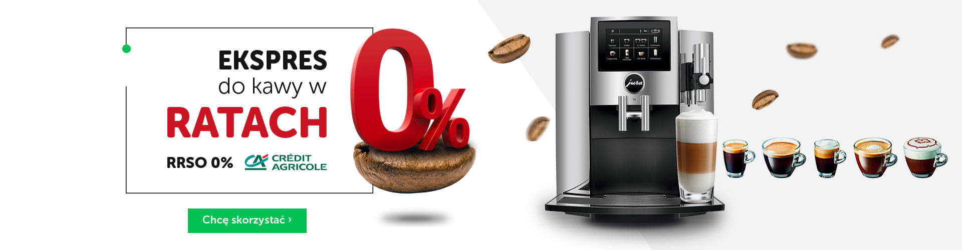 Kup ekspres do kawy z ratami 10x0%