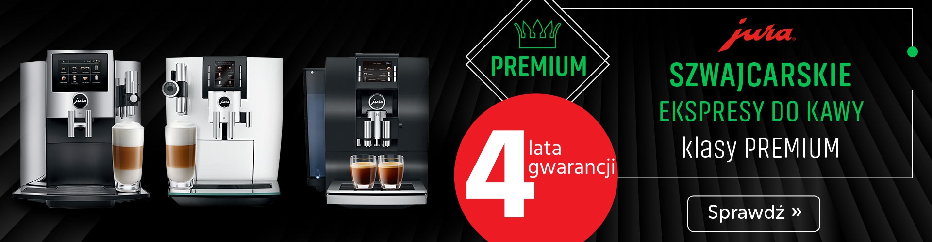 Szwajcarskie ekspresy do kawy klasy Premium