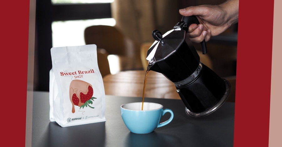 Jak zaparzyć kawę COFFEE PLANT Sweet Brazil Shot?