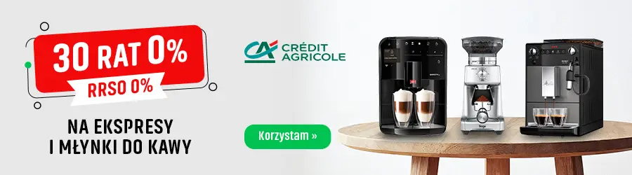 Kup ekspres lub młynek i skorzystaj z rat 30x0%
