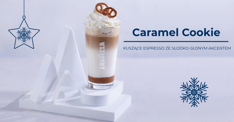 Przepis na zimową kawę Lavazza Caramel Cookie