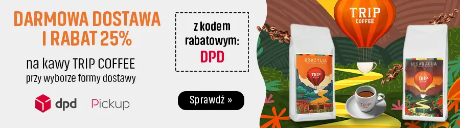 Darmowa Dostawa z DPD i Rabat na kawy Trip Coffee
