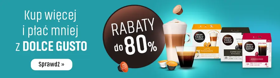 Kup więcej, zapłać mniej z kapsułkami DOLCE GUSTO
