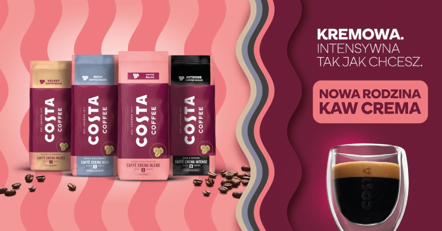 Costa Coffee Crema Family – Kremowa. Intensywna. Tak jak chcesz.