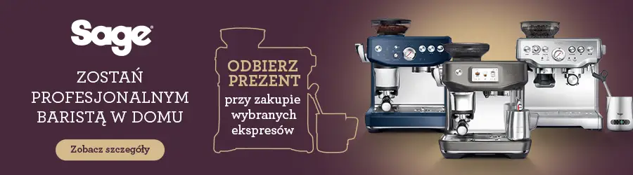 Kup ekspres kolbowy SAGE i odbierz zestaw akcesoriów baristy