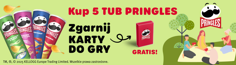 Zamów chipsy Pringles i zgarnij prezent!