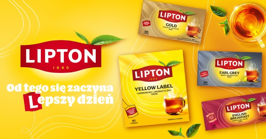 Lipton w nowej odsłonie - nowe opakowania, zawsze wyjątkowy smak