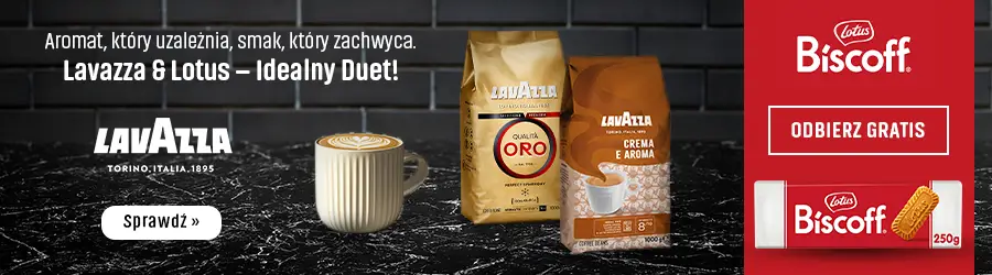 Zamów kawę marki Lavazza i zgarnij prezent!