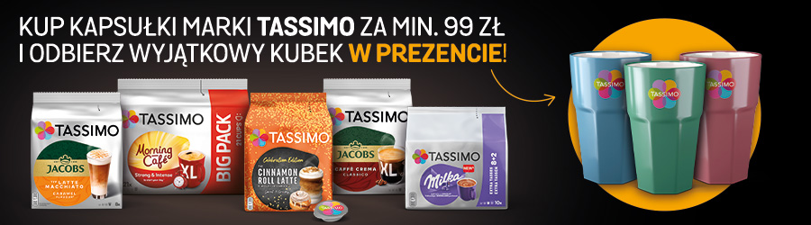 Kup kapsułki TASSIMO i odbierz kubek w prezencie