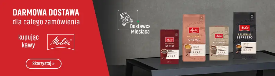Dostawca Miesiąca -  Darmowa dostawa z kawami MELITTA!