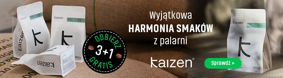 Kup 4 kawy KAIZEN COFFEE, a najtańszą z nich otrzymasz GRATIS!