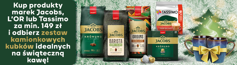 Kup kawy Jacobs i odbierz zestaw kubków w prezencie