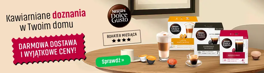 Bohater Miesiąca - kapsułki DOLCE GUSTO w super cenie