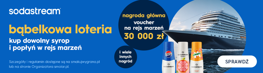 Weź udział w loterii i smakuj wygraną z SodaStream!