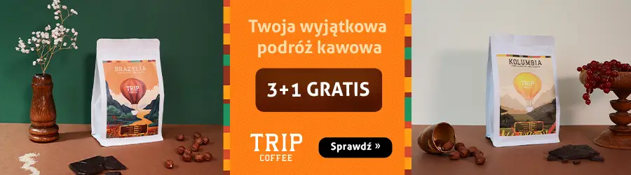 Twoja ulubiona TRIP Coffee w promocji 3+1 GRATIS!