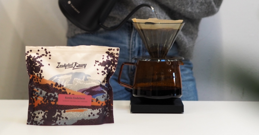Jak zaparzyć kawę Instytut Kawy Kenia Endebess w dripie?