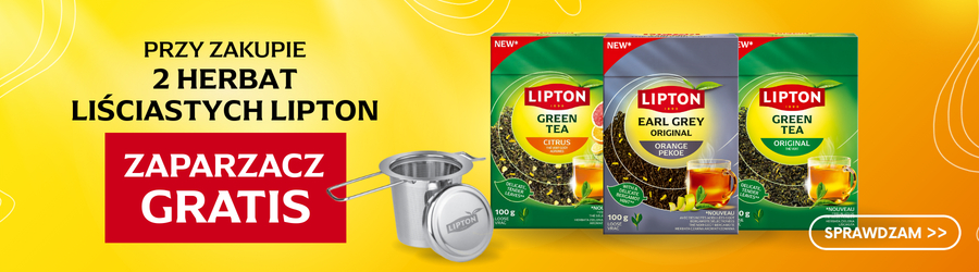 Kup herbatę Lipton i odbierz zaparzacz w prezencie