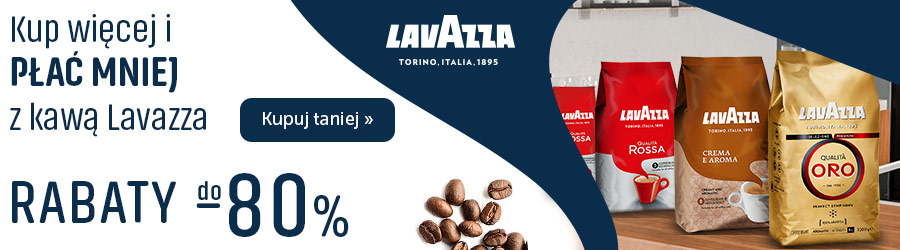  Kup więcej, zapłać mniej z kawami włoskimi Lavazza