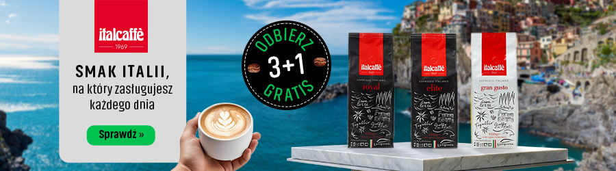 Włoska kawa ITALCAFFE w promocji 3+1 GRATIS