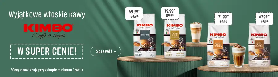 Wielopaki włoskich kaw KIMBO w super cenach!