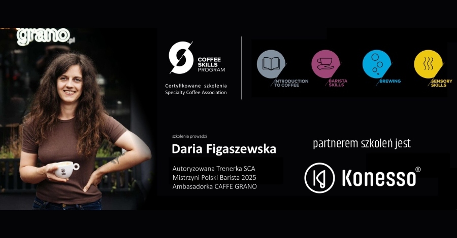 Szkolenia SCA w Caffe Grano - ucz się z najlepszymi, a my wspieramy jako partner