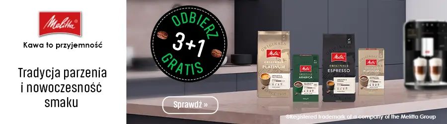 Promocja na kawy MELITTA - 3+1 gratis