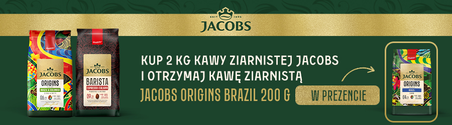 Kawa ziarnista Jacobs - Kup 2 kg i odbierz 200g GRATIS!