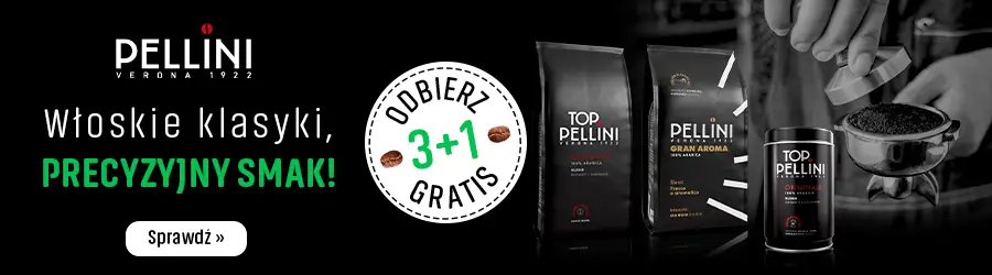 Włoska kawa Pellini - Promocja 3+1 GRATIS